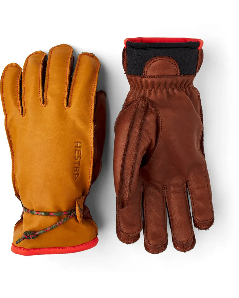 Hestra Herren 5-finger-Skihandschuhe WAKAYAMA Dunkelbraun