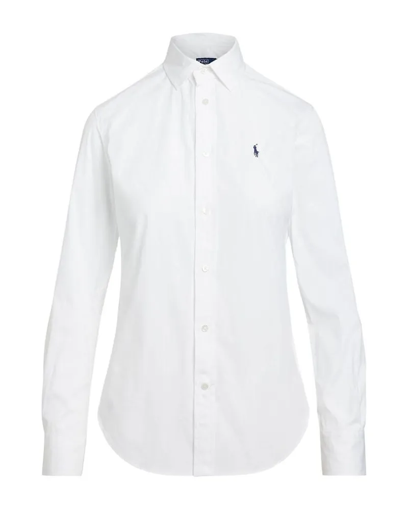 Ralph Lauren Damen Hemdbluse Langarm Weiss