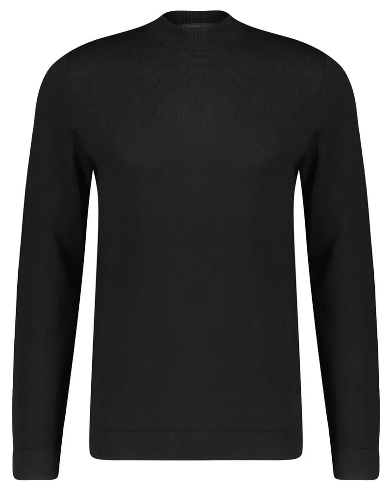 Drykorn Herren Strickpullover  aus Wolle ARWON Schwarz