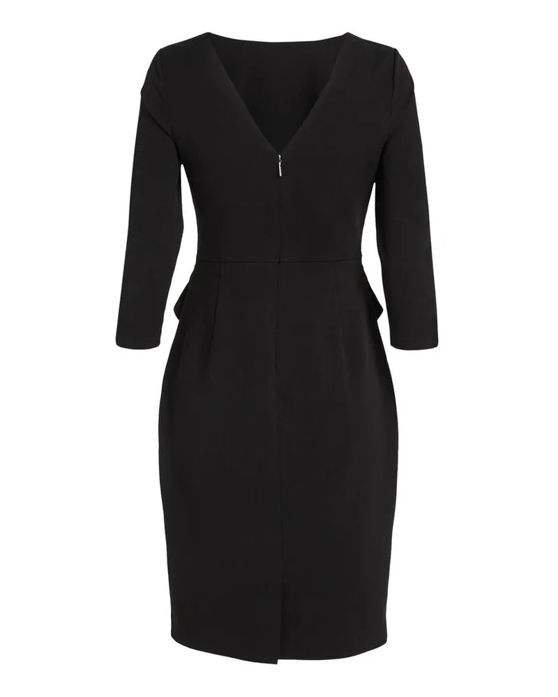 Calvin Klein Damen Kleid Slim Fit Schwarz