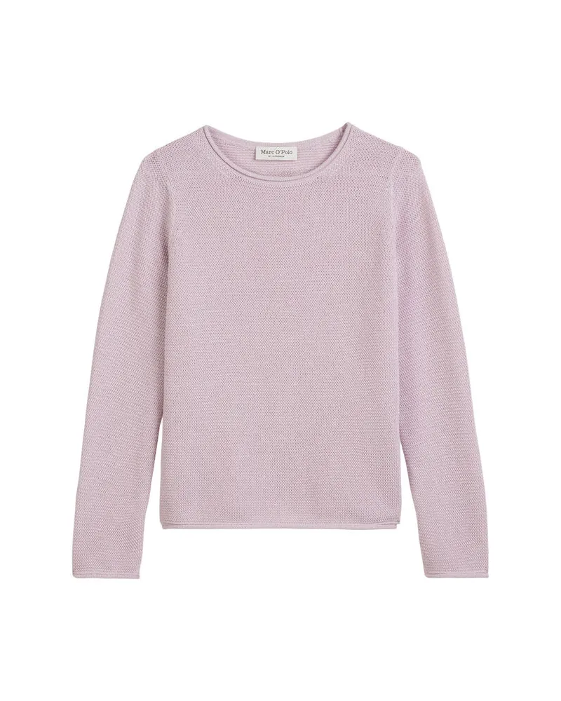 Marc O'Polo Damen Strickpullover aus Bio-Baumwolle DFC Regular Fit Lila