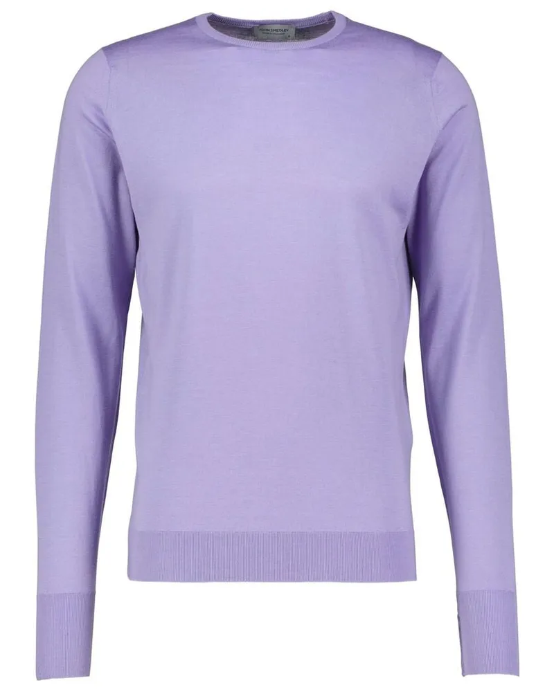 John Smedley Herren Strickpullover MARCUS aus Merinowolle Viola
