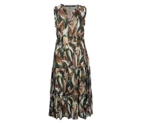 Damen Sommerkleid NATURE LEAF SLEEVELESS DRESS