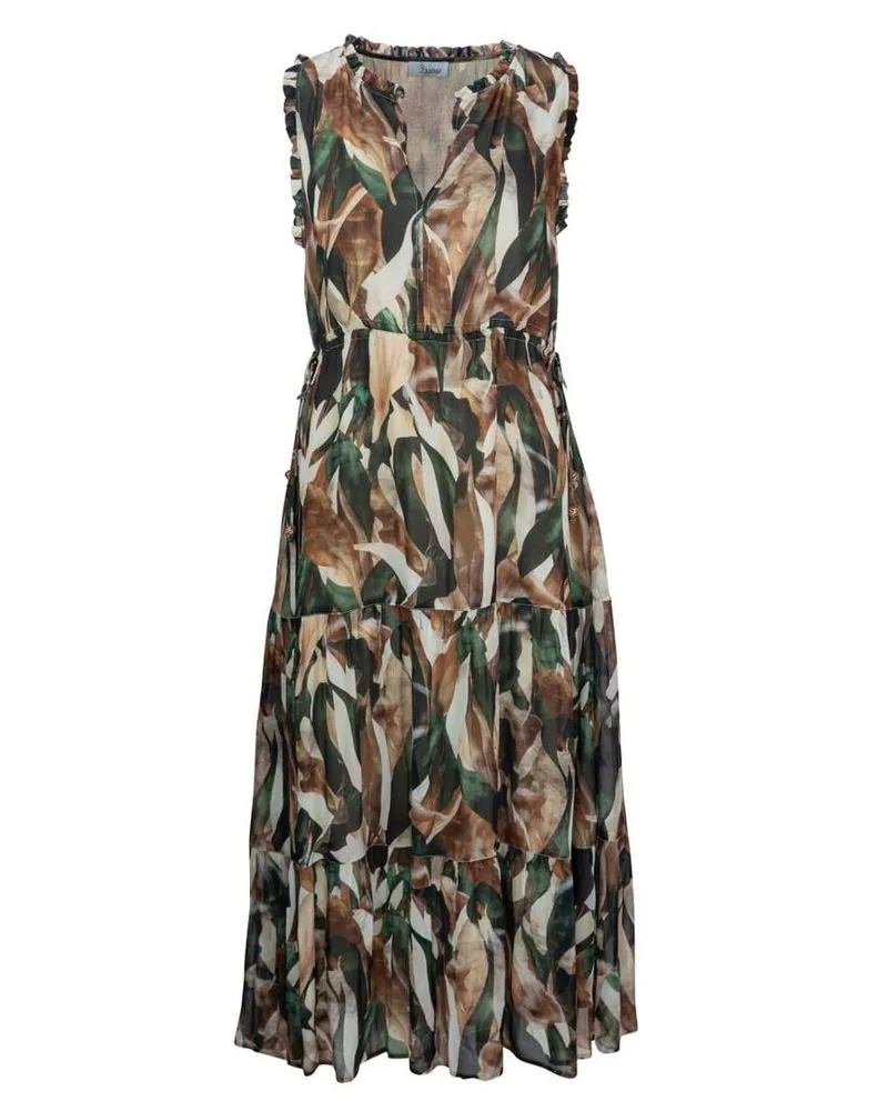 Princess goes Hollywood Damen Sommerkleid NATURE LEAF SLEEVELESS DRESS Grün