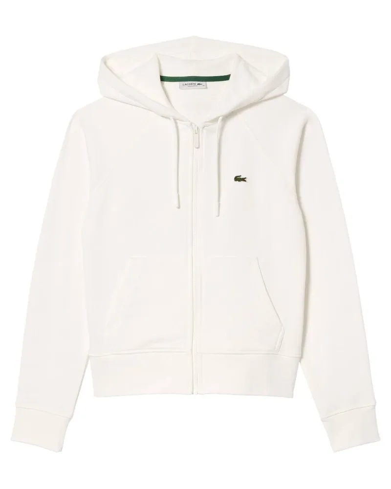Lacoste Damen Sweatjacke Wollweiss