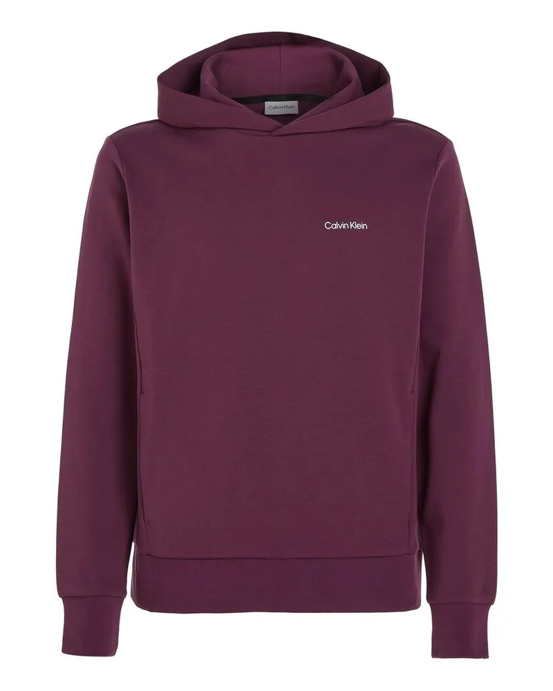 Calvin Klein Herren Hoodie MICRO LOGO HOODIE Lila