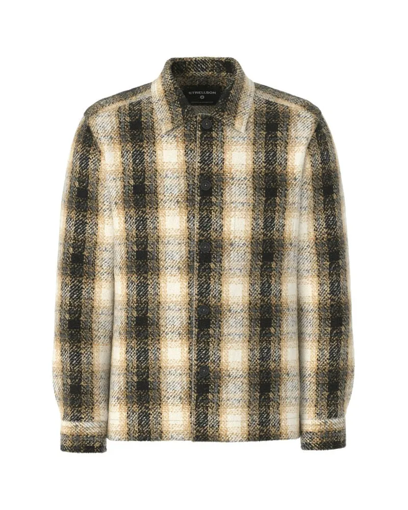Strellson Herren Overshirt NOEL Regular Fit Beige