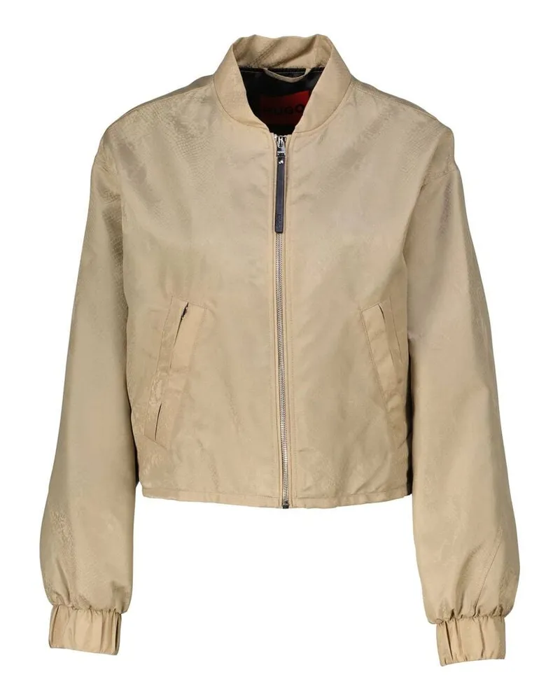 HUGO BOSS Damen Bomberjacke aus Jacquard FULAN-2 Rose