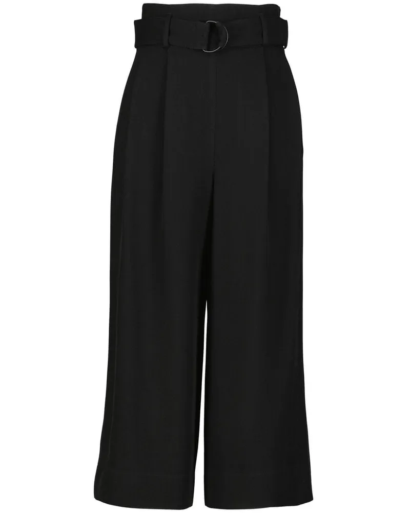 Akris Damen Hose aus Wolle FIORELLA Schwarz