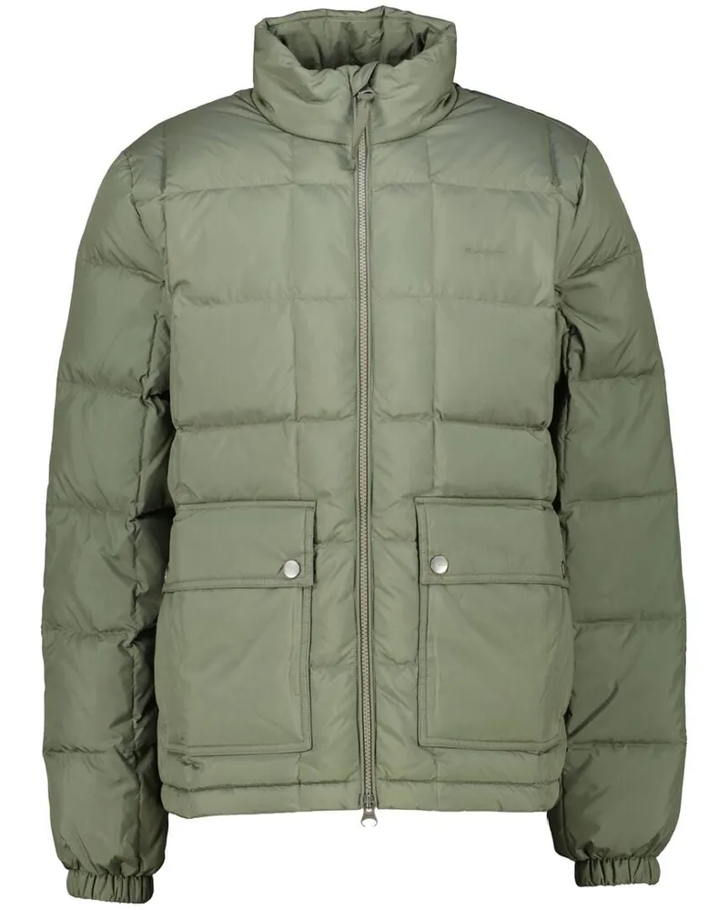 Gant Herren Daunenjacke wasserabweisend Regular Fit Oliv
