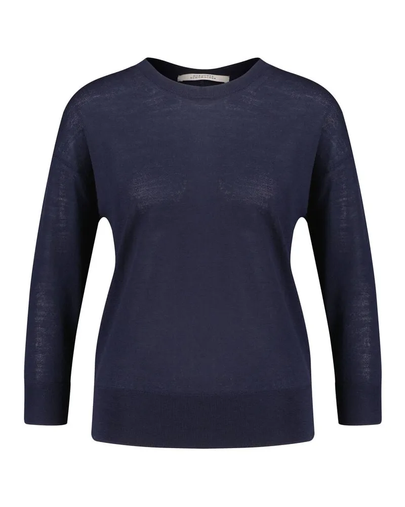 Dorothee Schumacher Damen Feinstrickpullover REFINED ESSENTIALS Navy