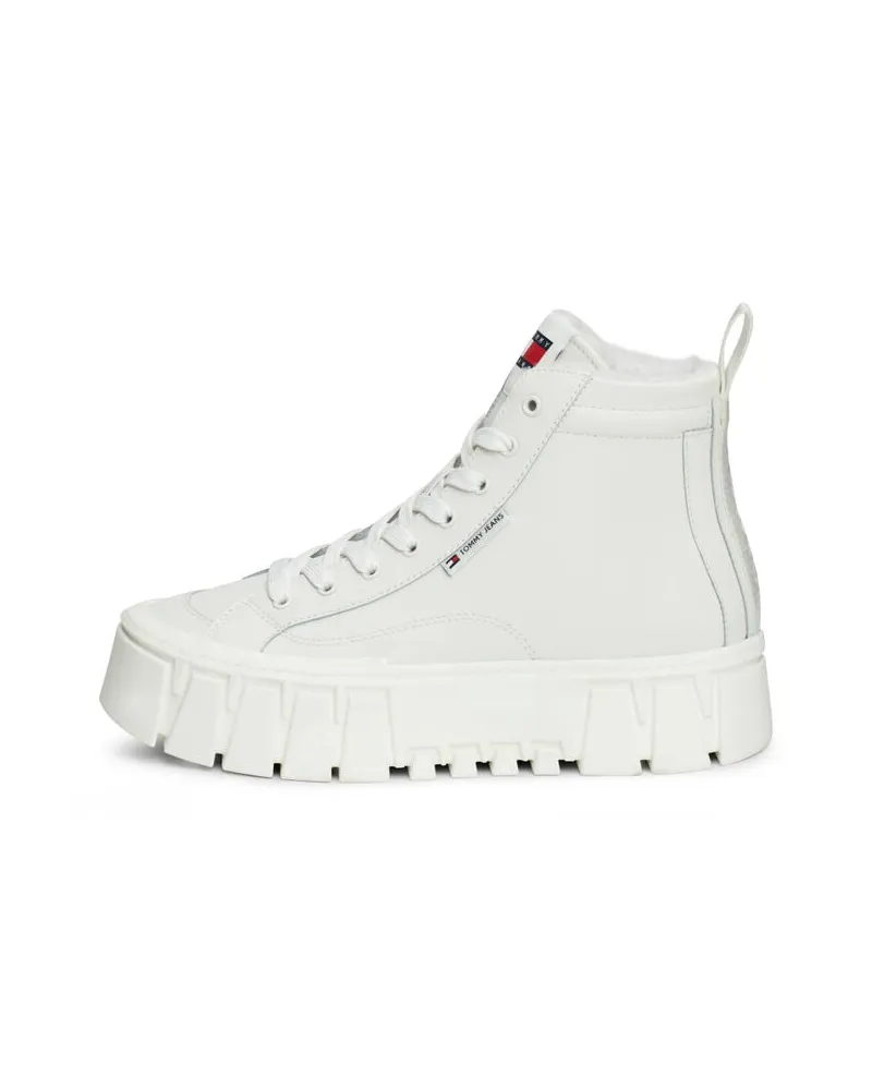 Tommy Hilfiger Damen Sneaker High-Top Weiss