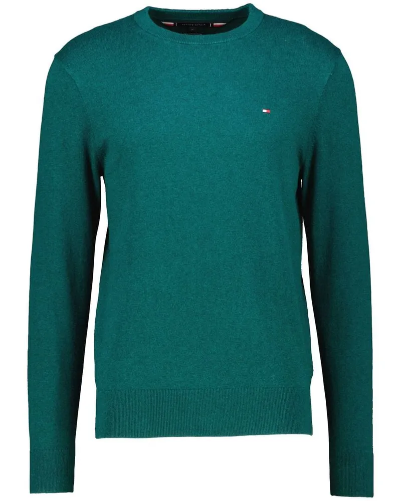 Tommy Hilfiger Herren Strickpullover aus Baumwolle mit Kaschmir Efeu