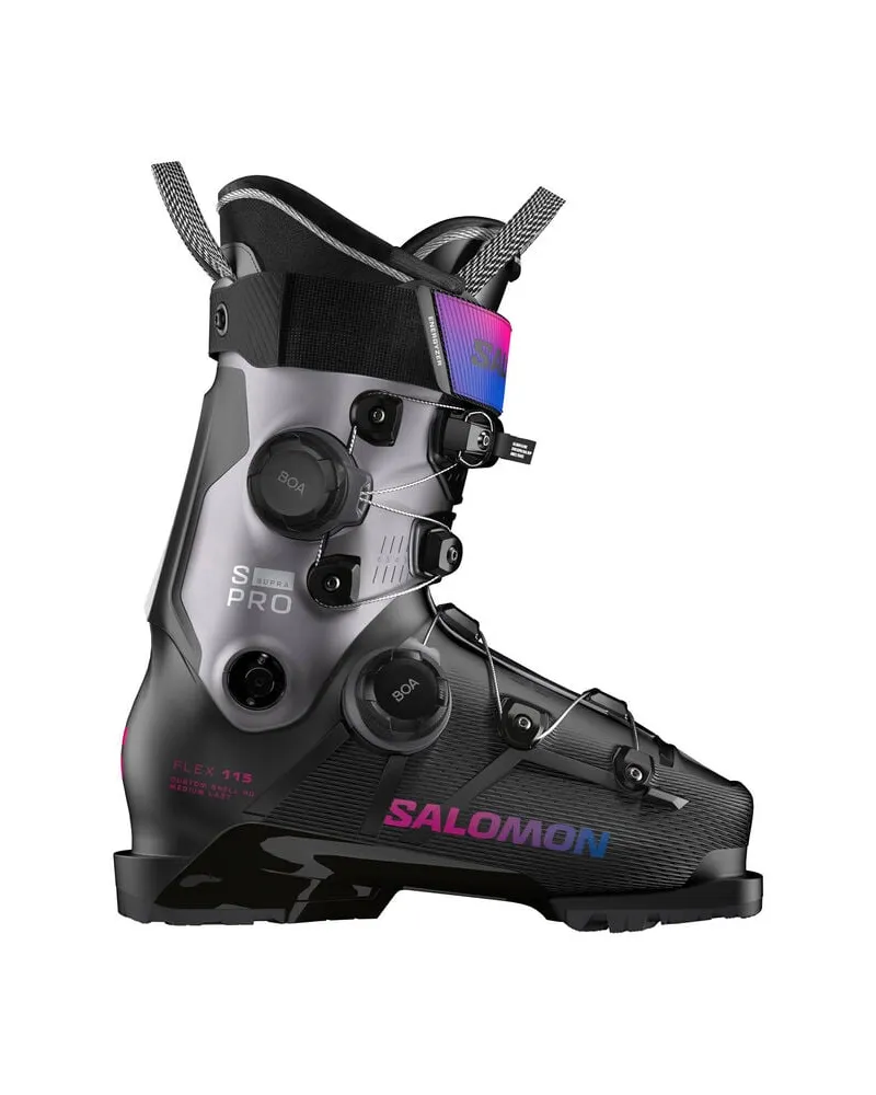Salomon Damen Skischuhe S/PRO SUPRA DUAL BOA 115 W GW Schwarz