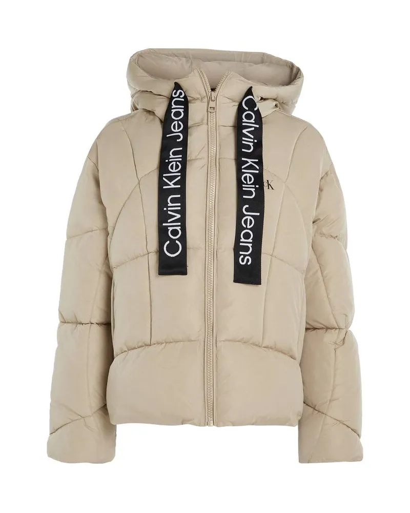 Calvin Klein Damen Steppjacke Taupe