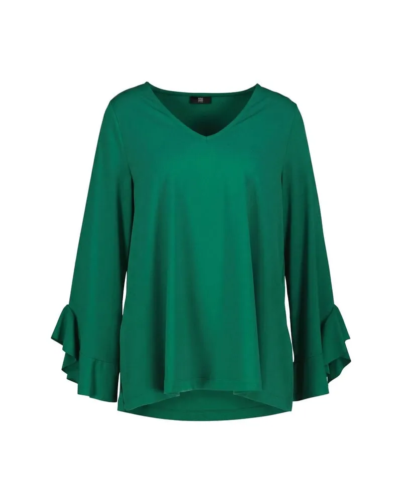 Riani Damen Bluse mit Rüschen Taupe