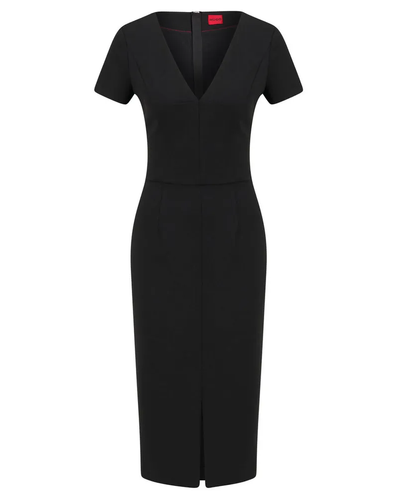 HUGO BOSS Damen Kleid KALAMARA-3 Schwarz