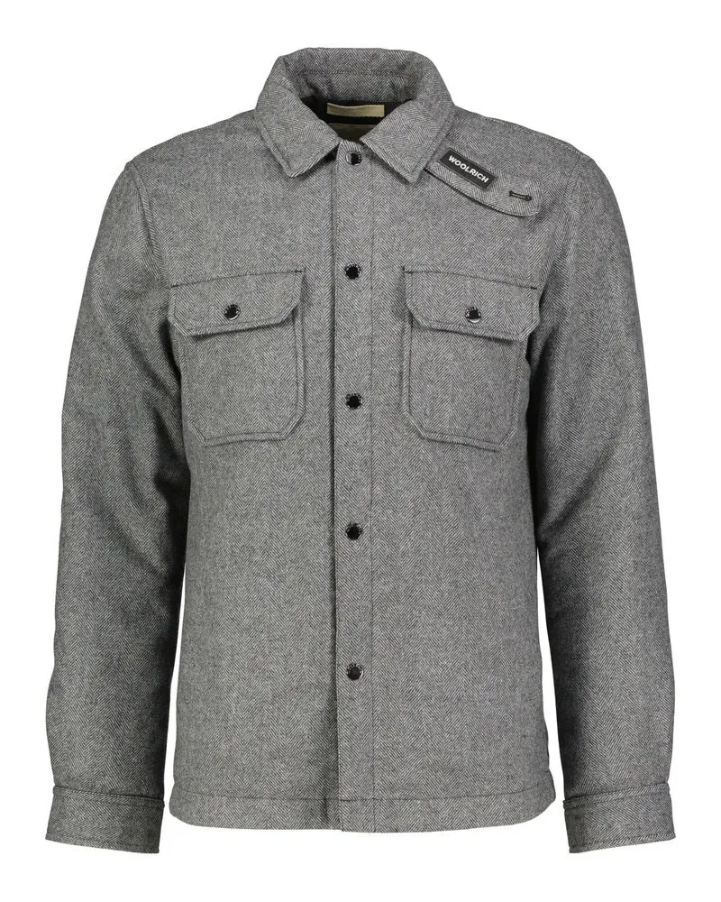 Woolrich Herren Daunenjacke aus Wollmix ALASKAN Grau