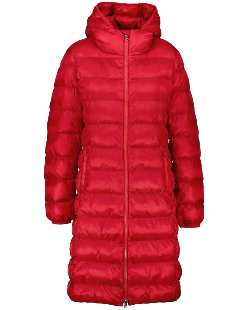 HUGO BOSS Damen Steppmantel mit Kapuze FAMALIA-3 Rot
