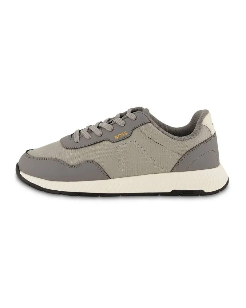 HUGO BOSS Herren Sneaker TITANIUM_RUN Grau