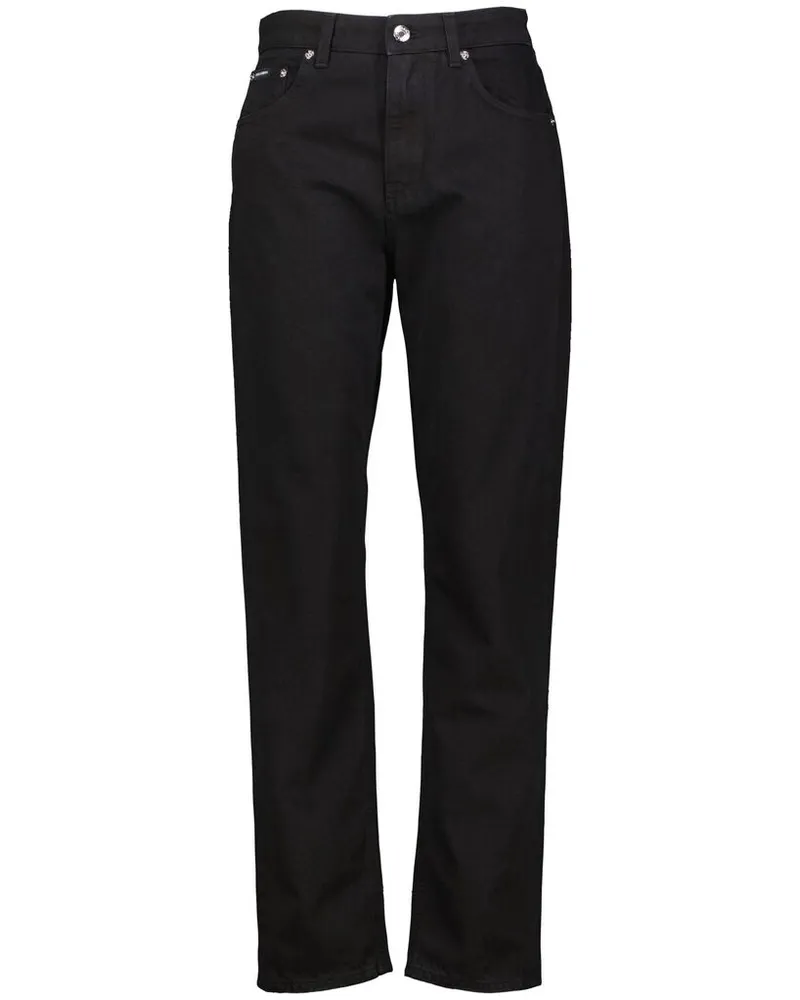 Dolce & Gabbana Damen Jeans Schwarz