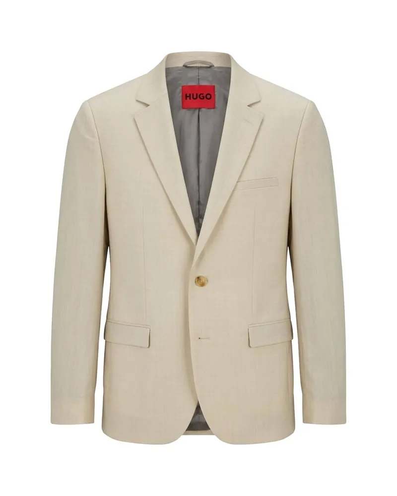 HUGO BOSS Herren Anzugsakko ARTI Extra Slim Fit Beige