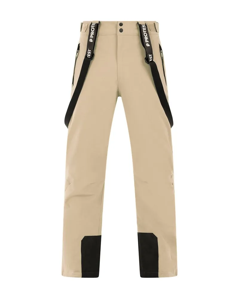 Protest Herren Snowpants PRTCHESTER Regular Fit aus recyceltem Polyester Beige