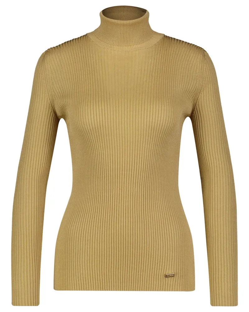 Tom Ford Damen Rollkragenpullover TURTLENECK TOP Camel