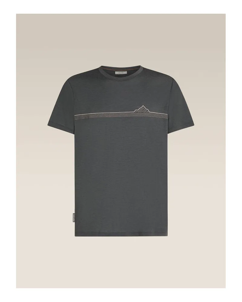 Icebreaker Herren T-Shirt MER 150 TECH LITTE Dunkelgrau