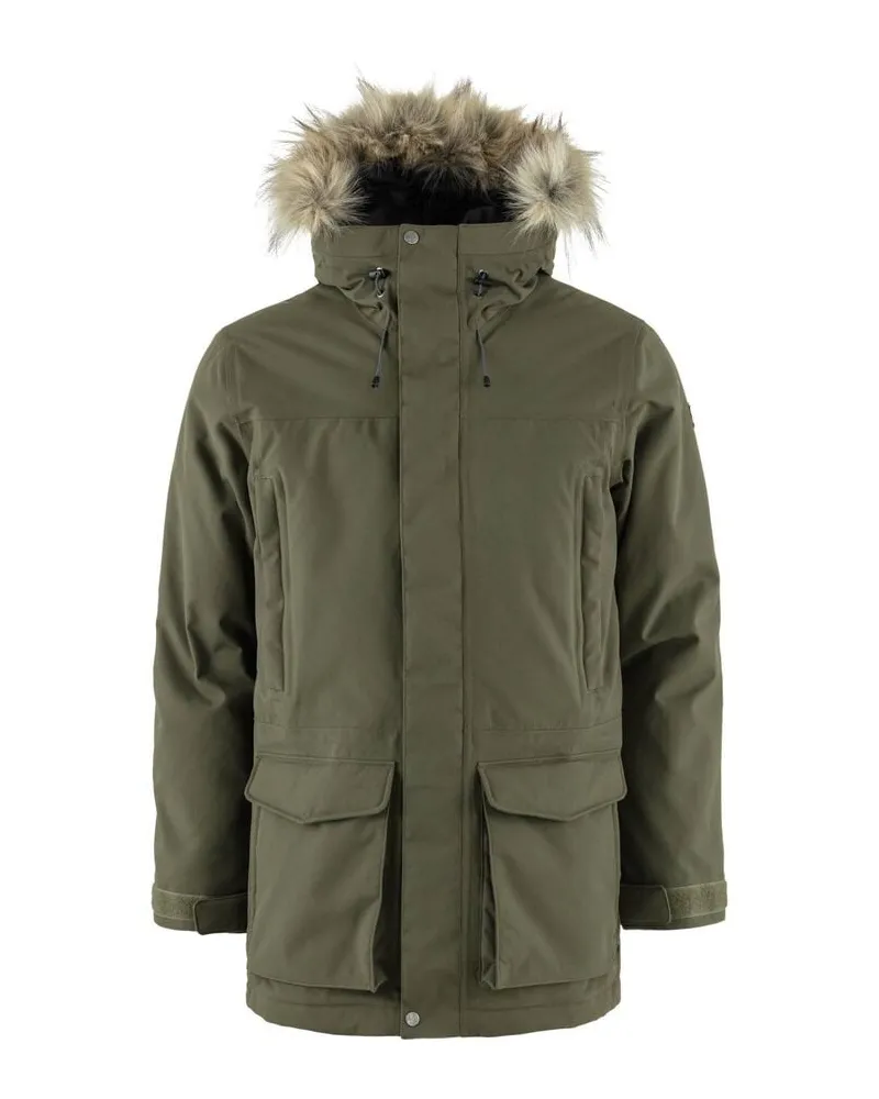 Fjäll Räven Herren Parka NUUK LITE Hellgrün