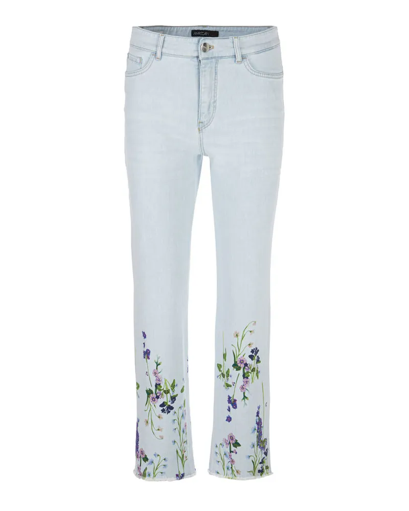 Marc Cain Damen Jeans FYLI Regular Fit verkürzt Bleached