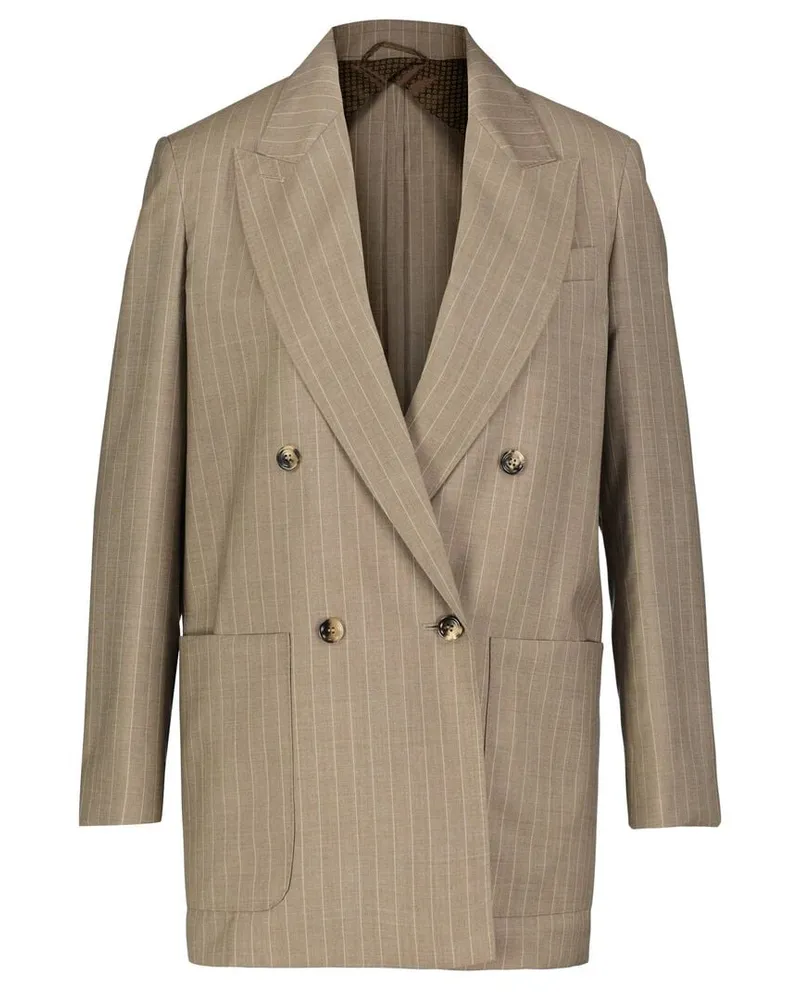 Max Mara Damen Blazer Taupe