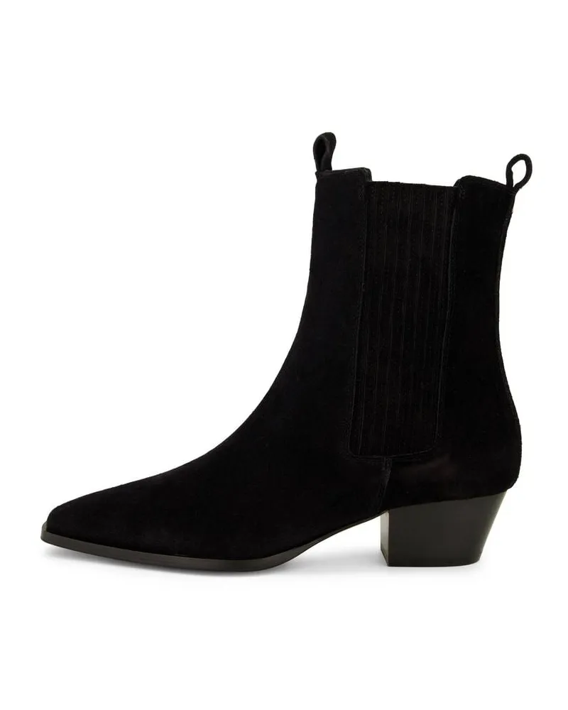 aeyde Damen Chelsea Boots AGATA Schwarz