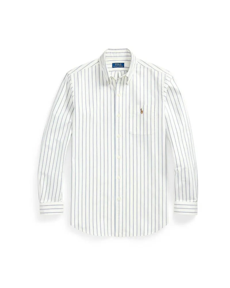 Ralph Lauren Herren Oxfordhemd aus Baumwolle Hellblau