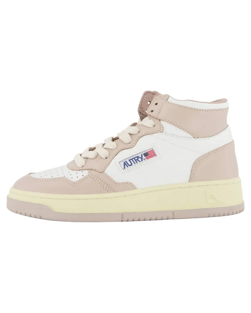 AUTRY Damen Sneaker MEDALIST MID LEAT/LEAT Taupe