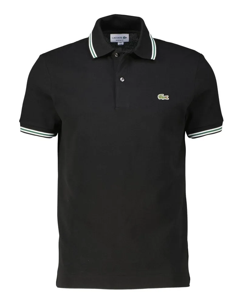 Lacoste Herren Poloshirt PETIT PIQUE Regular Fit Schwarz