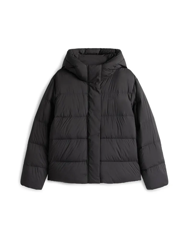 Tommy Hilfiger Damen Daunenjacke MODERN DOWN REG JACKET Schwarz