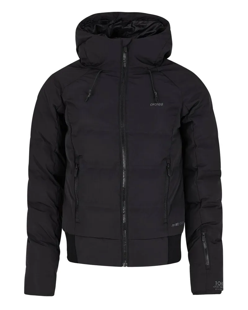 Protest Damen Skijacke mit Kapuze PRTALYSUMI Slim Fit Schwarz