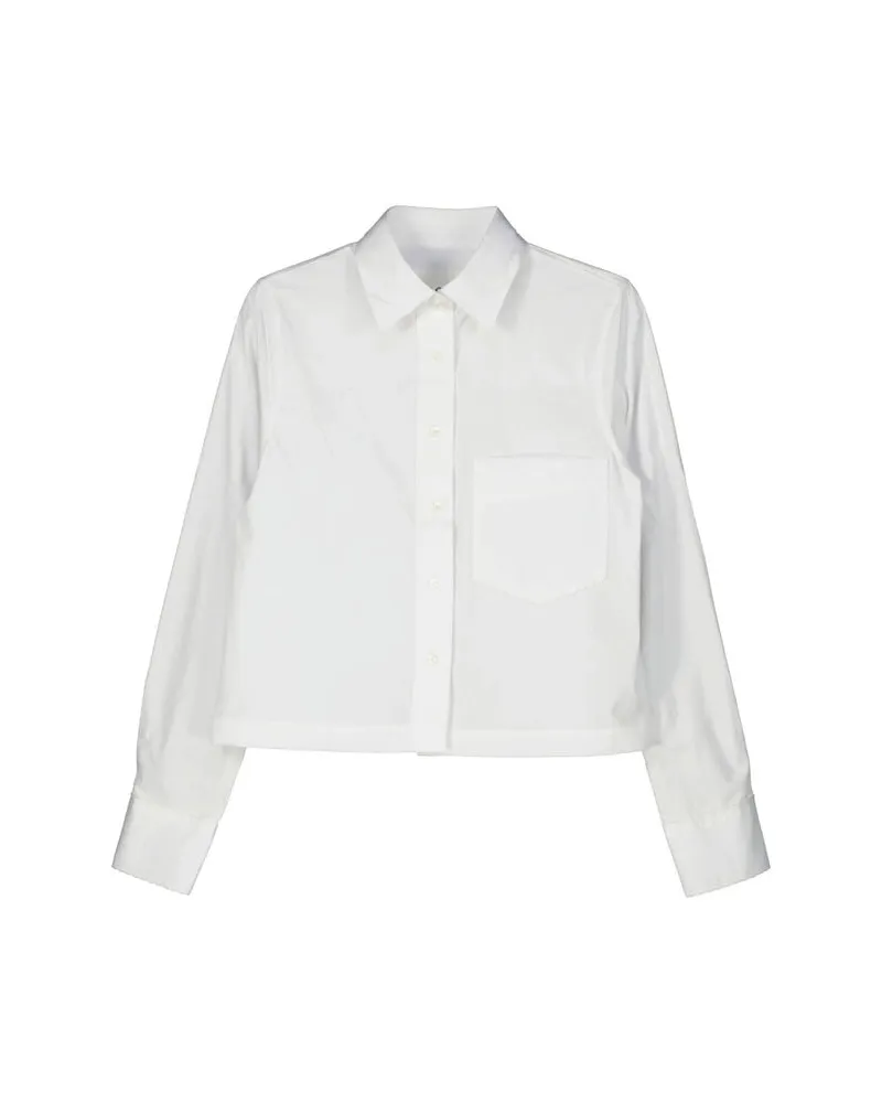 Closed Damen Bluse aus Bio-Baumwolle Weiss