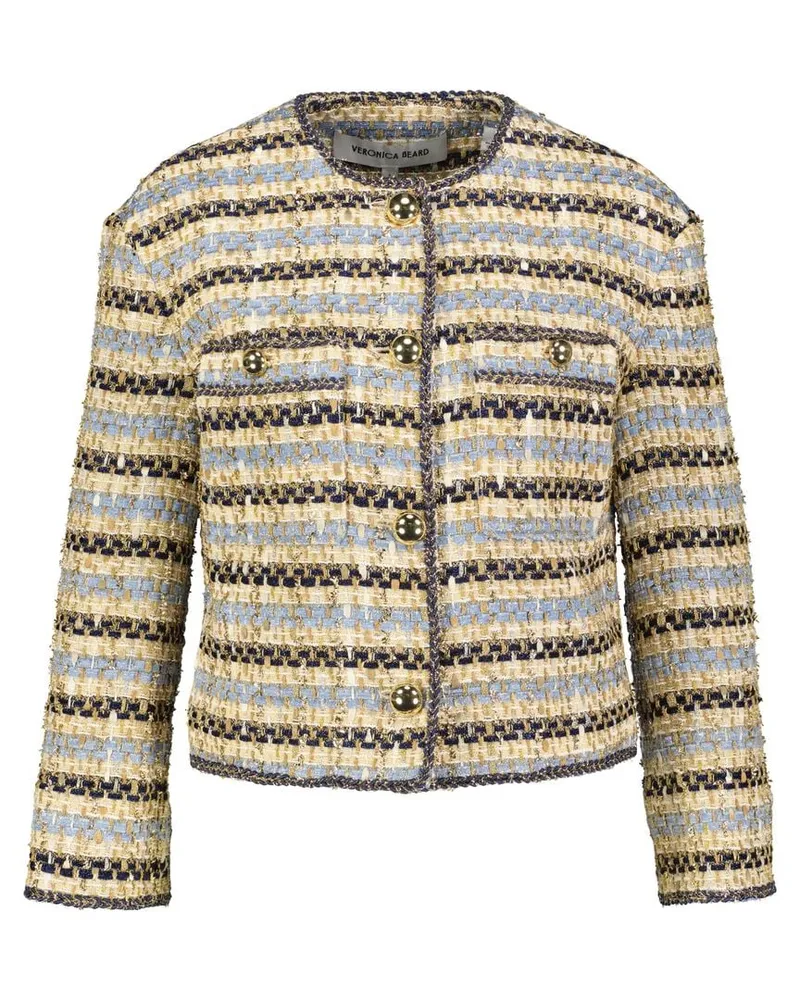 Veronica Beard Damen Tweedjacke SUMIRA Sand