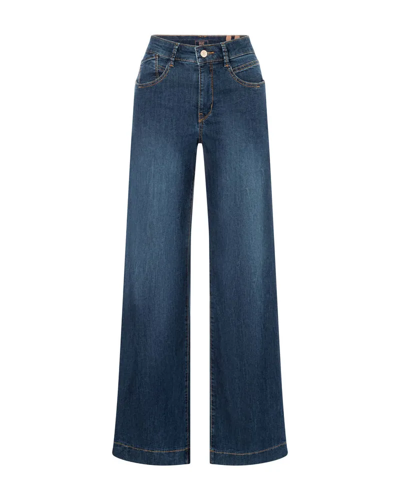MAC Jeans Damen Jeans RICH PALAZZO Blueblack