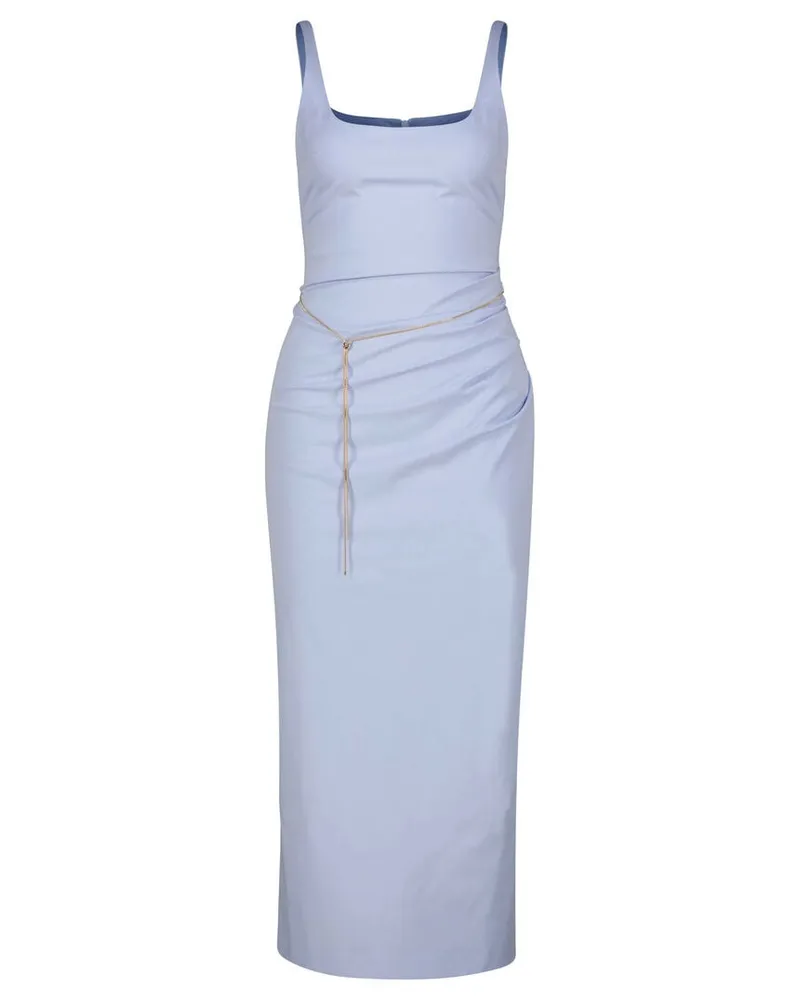 HUGO BOSS Damen Kleid KANKENI Blau