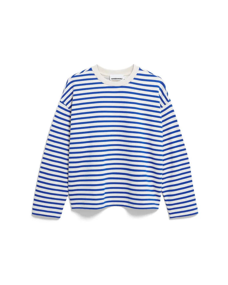 Armedangels Damen Sweatshirt FRANKAA STRIPE Stoned