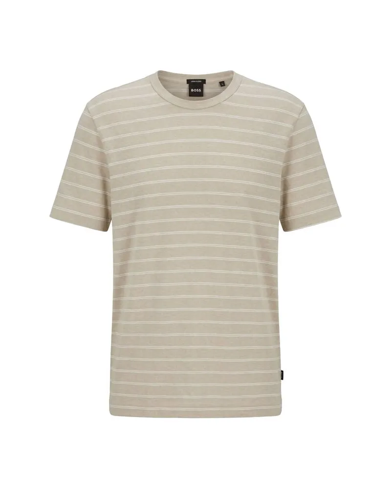 HUGO BOSS Herren T-Shirt H-TAUT Sand