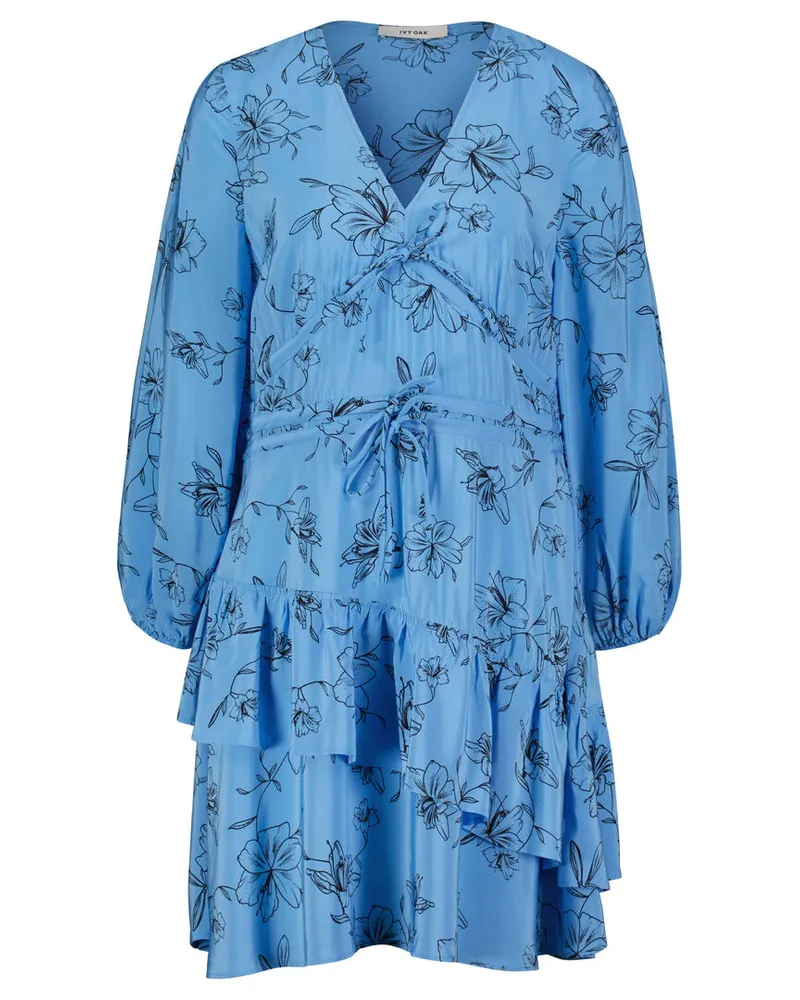 IVY & OAK Damen Kleid NIA Blau