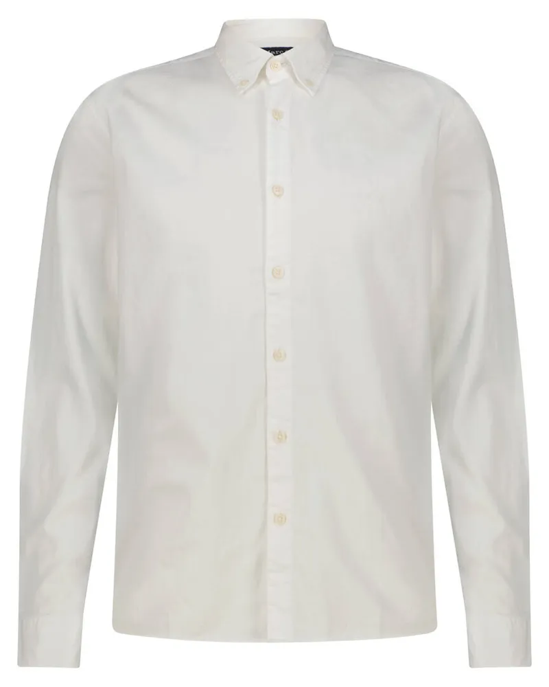 Marc O'Polo Herren Hemd Regular Fit Weiss