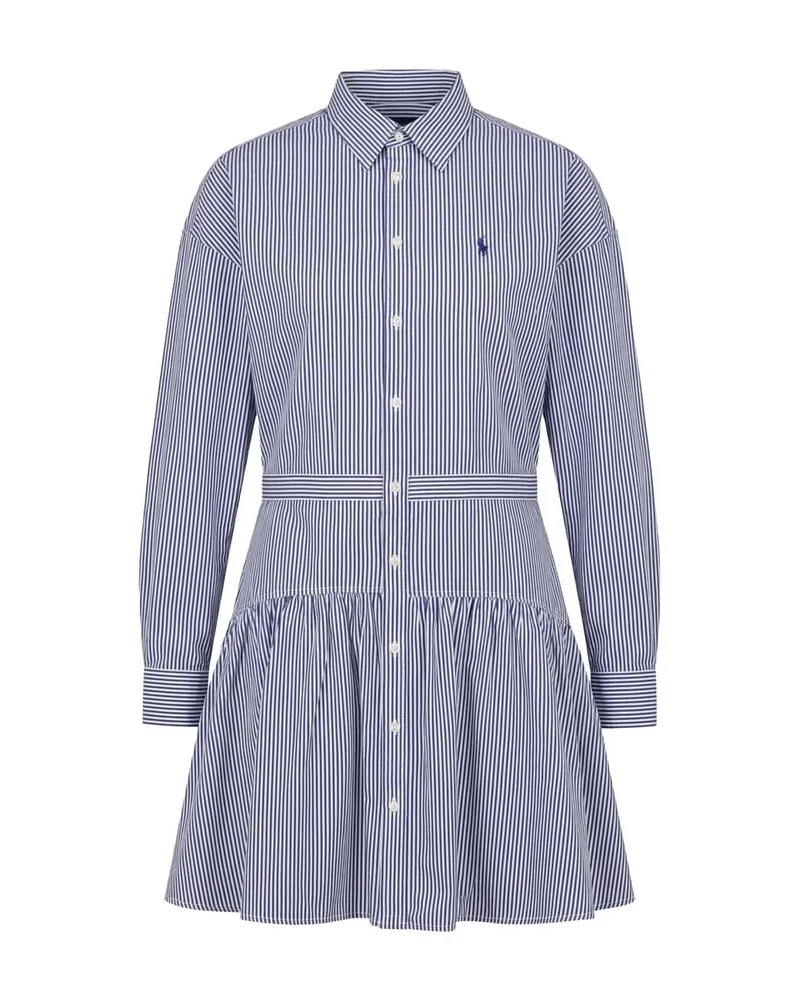 Ralph Lauren Damen Hemdblusenkleid aus Baumwolle Bleached