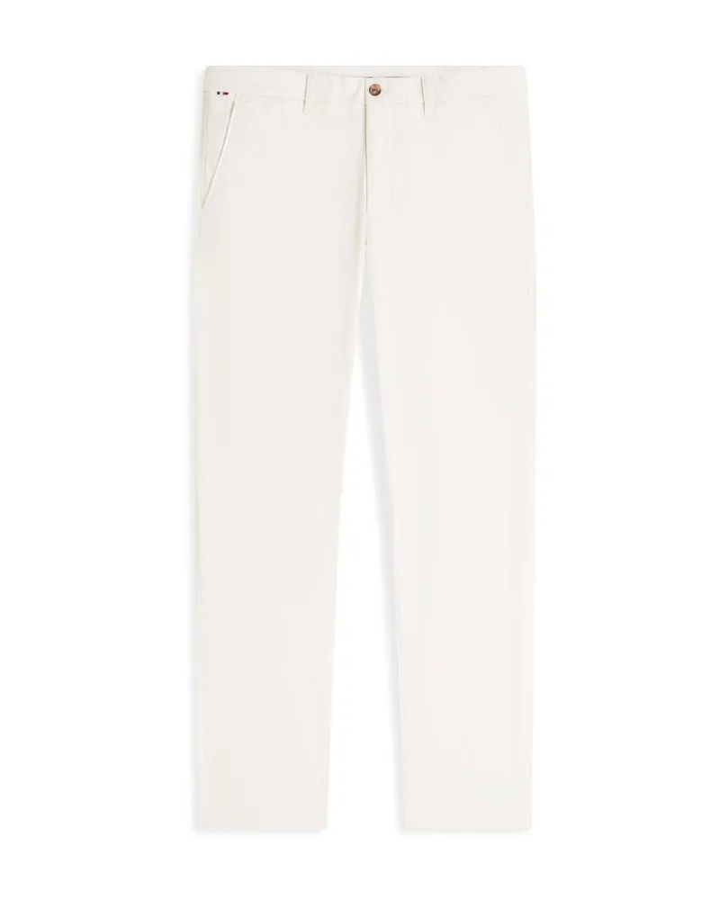 Tommy Hilfiger Herren Chinohose Straight Fit Offwhite