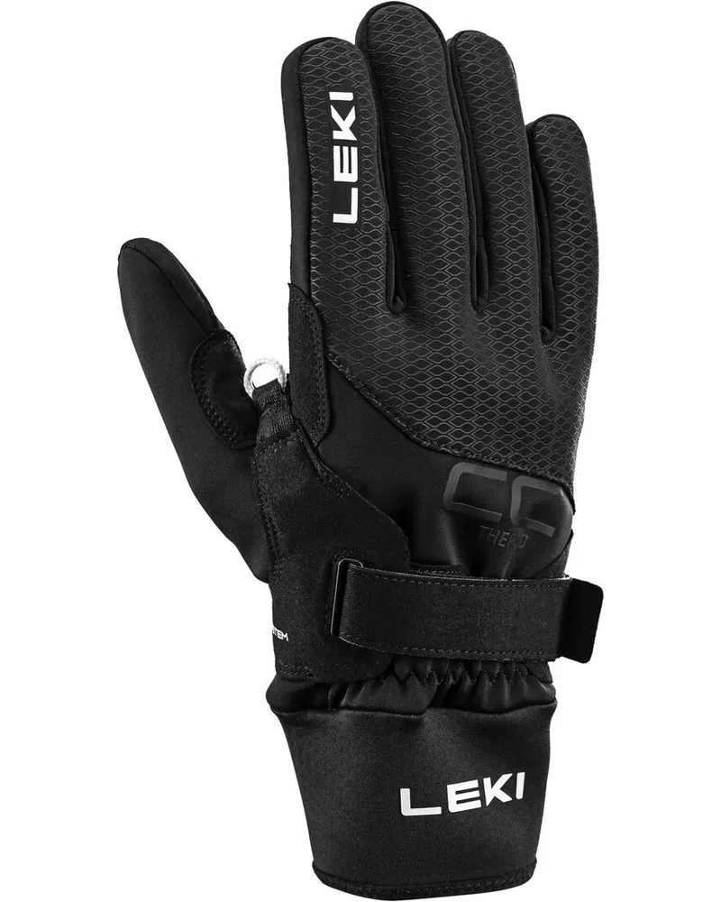 Leki Herren Langlaufhandschuhe CC THERMO SHARK Schwarz