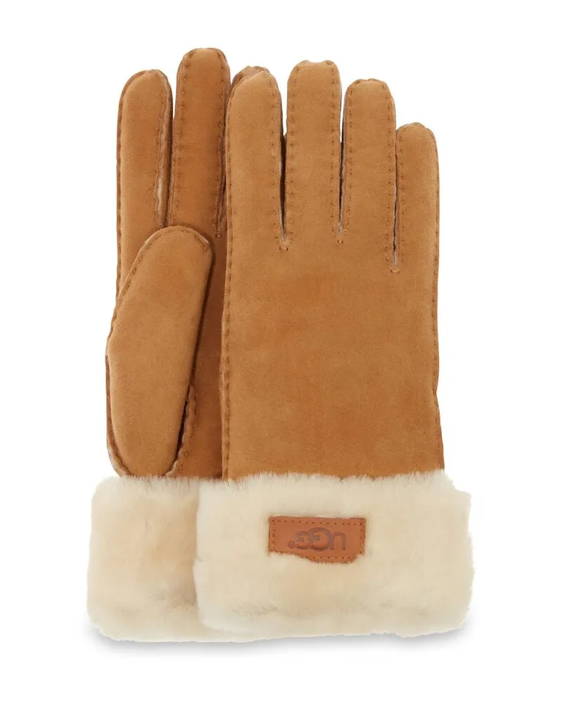 UGG Damen Handschuhe TURN CUFF Camel